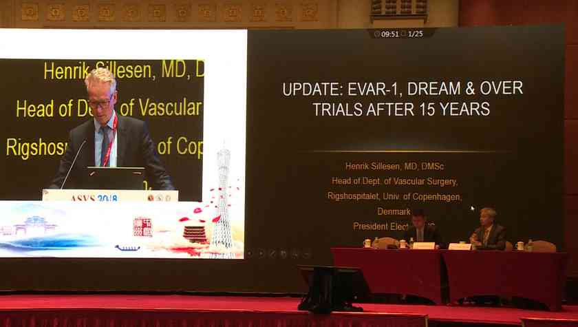 Henrik Sillesen：UPDATE-EVAR-1 DREAM&OVER TRIALS AFTER 15 YEARS